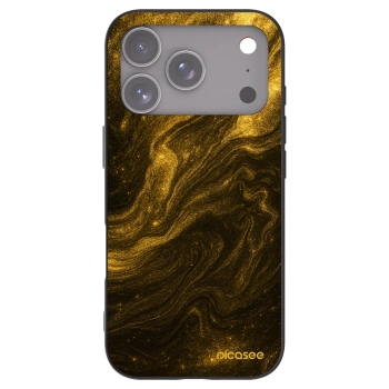 Picasee silikonowe czarne etui na Apple iPhone 17 Pro - Black