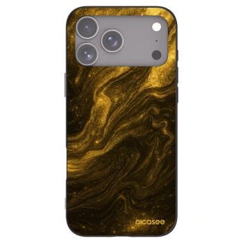 Picasee silikonowe czarne etui na Apple iPhone 17 Pro Max - Black