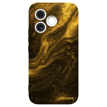 Picasee silikonowe czarne etui na Honor 600 Lite - Black