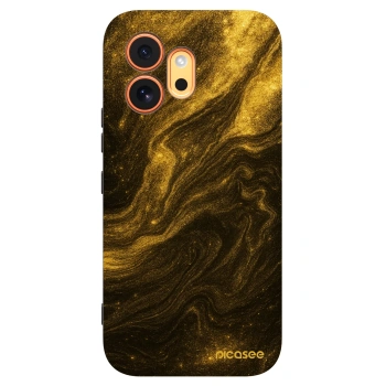 Picasee silikonowe czarne etui na Honor 600 - Black