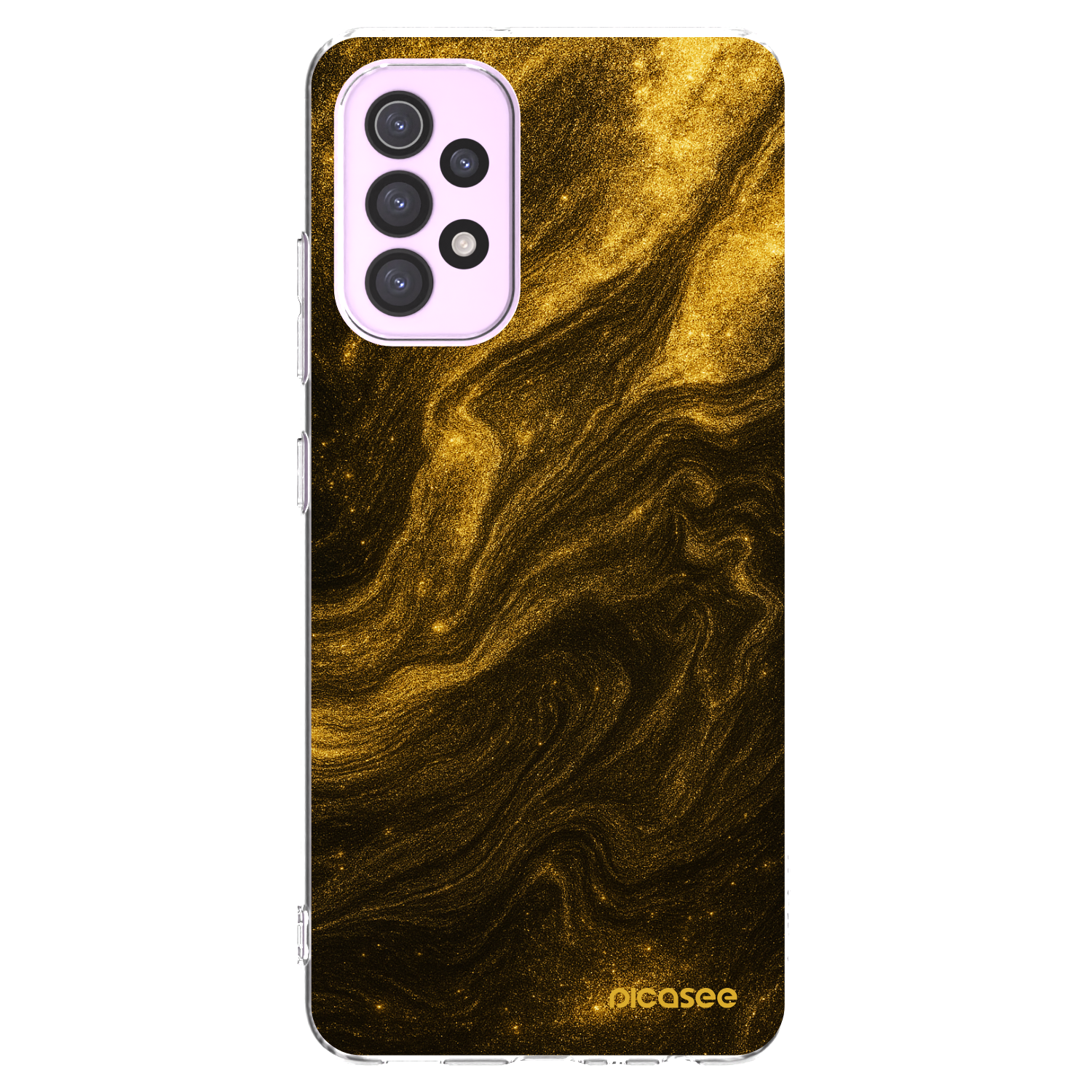 Picasee silikonowe przeźroczyste etui na Samsung Galaxy A32 5G A326B - Black