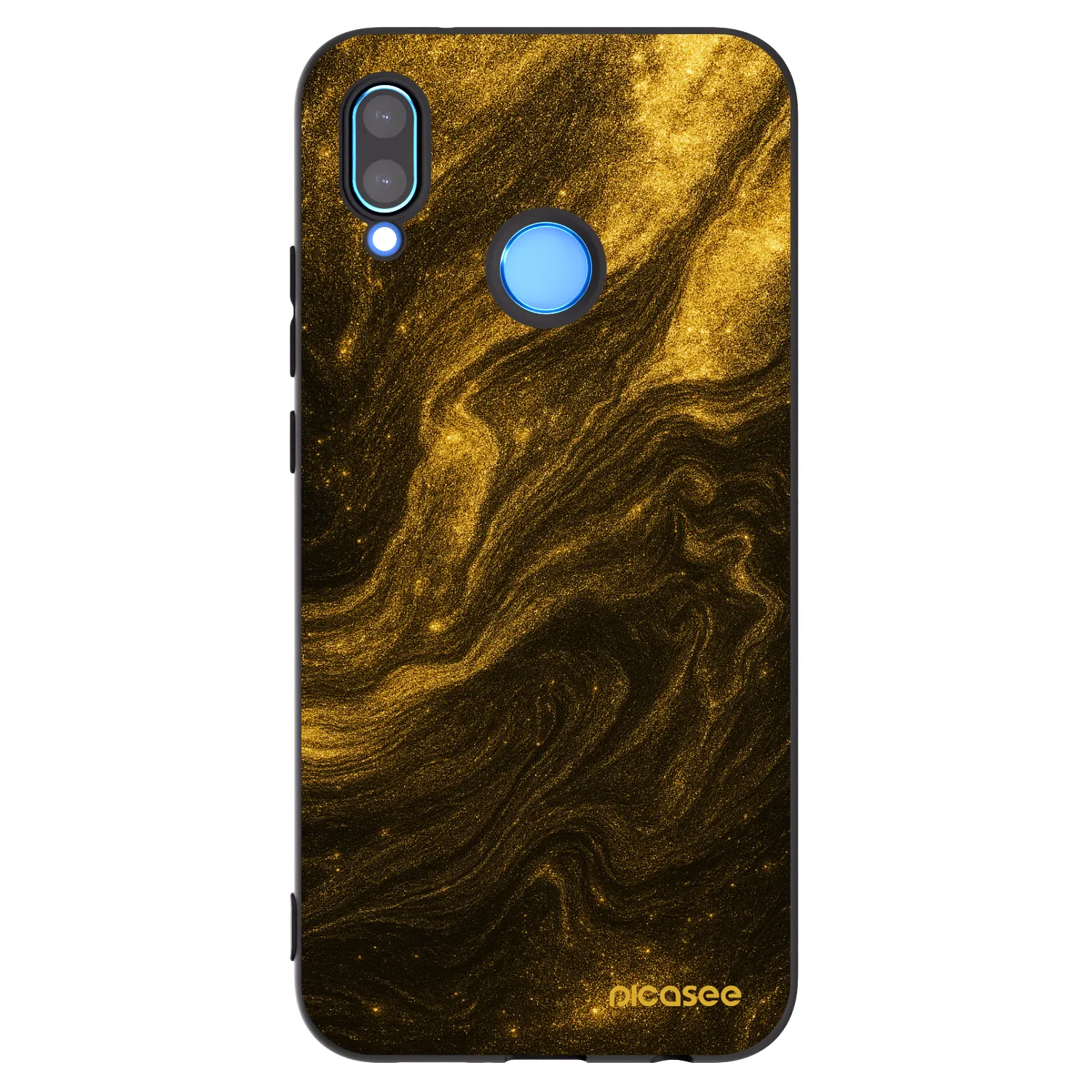 Picasee silikonowe czarne etui na Huawei P20 Lite - Black