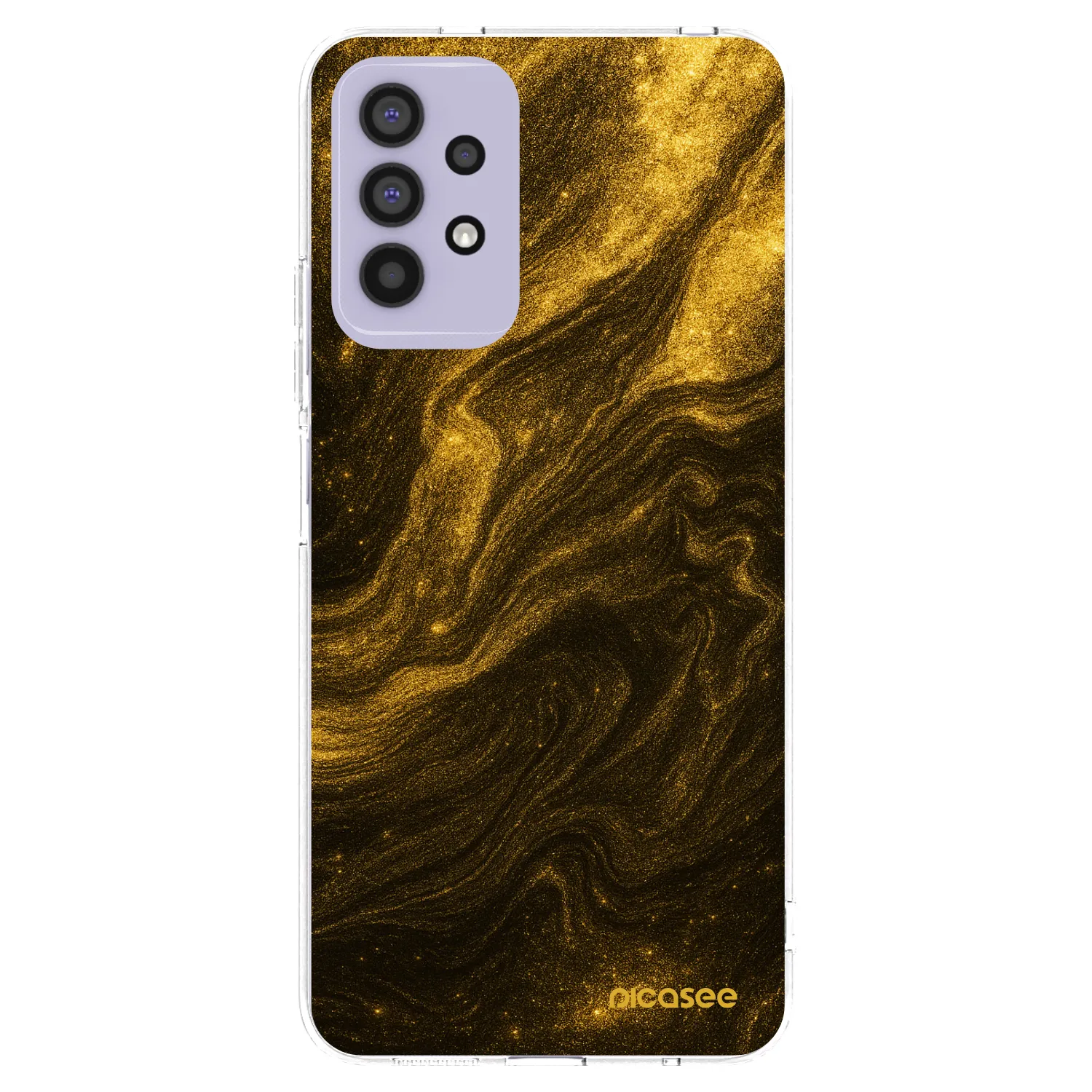 Picasee silikonowe przeźroczyste etui na Samsung Galaxy A32 4G SM-A325F - Black