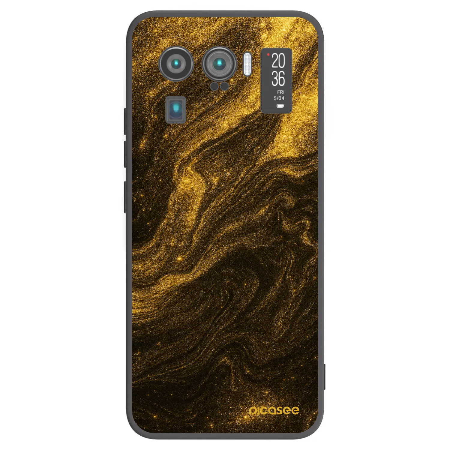 Picasee silikonowe czarne etui na Xiaomi Mi 11 Ultra - Black