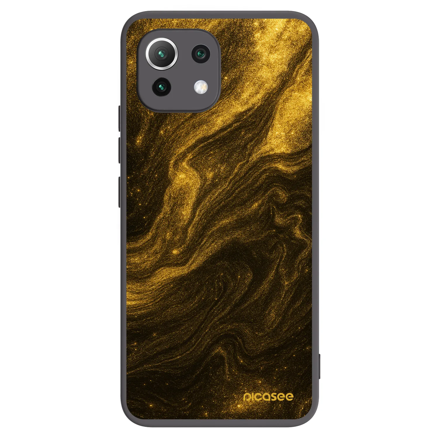 Picasee silikonowe czarne etui na Xiaomi 11 Lite 5G NE - Black