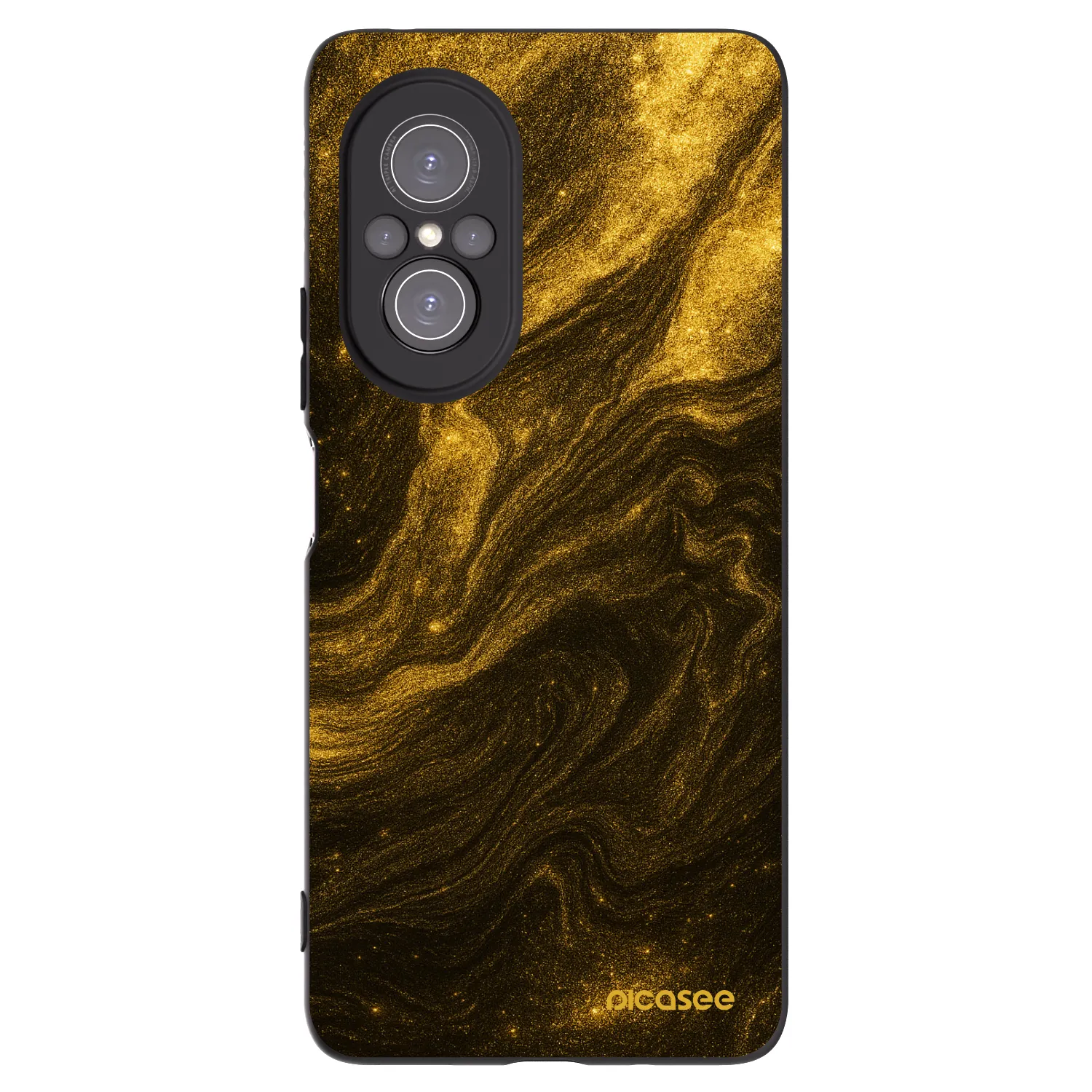 Picasee silikonowe czarne etui na Huawei Nova 9 SE - Black