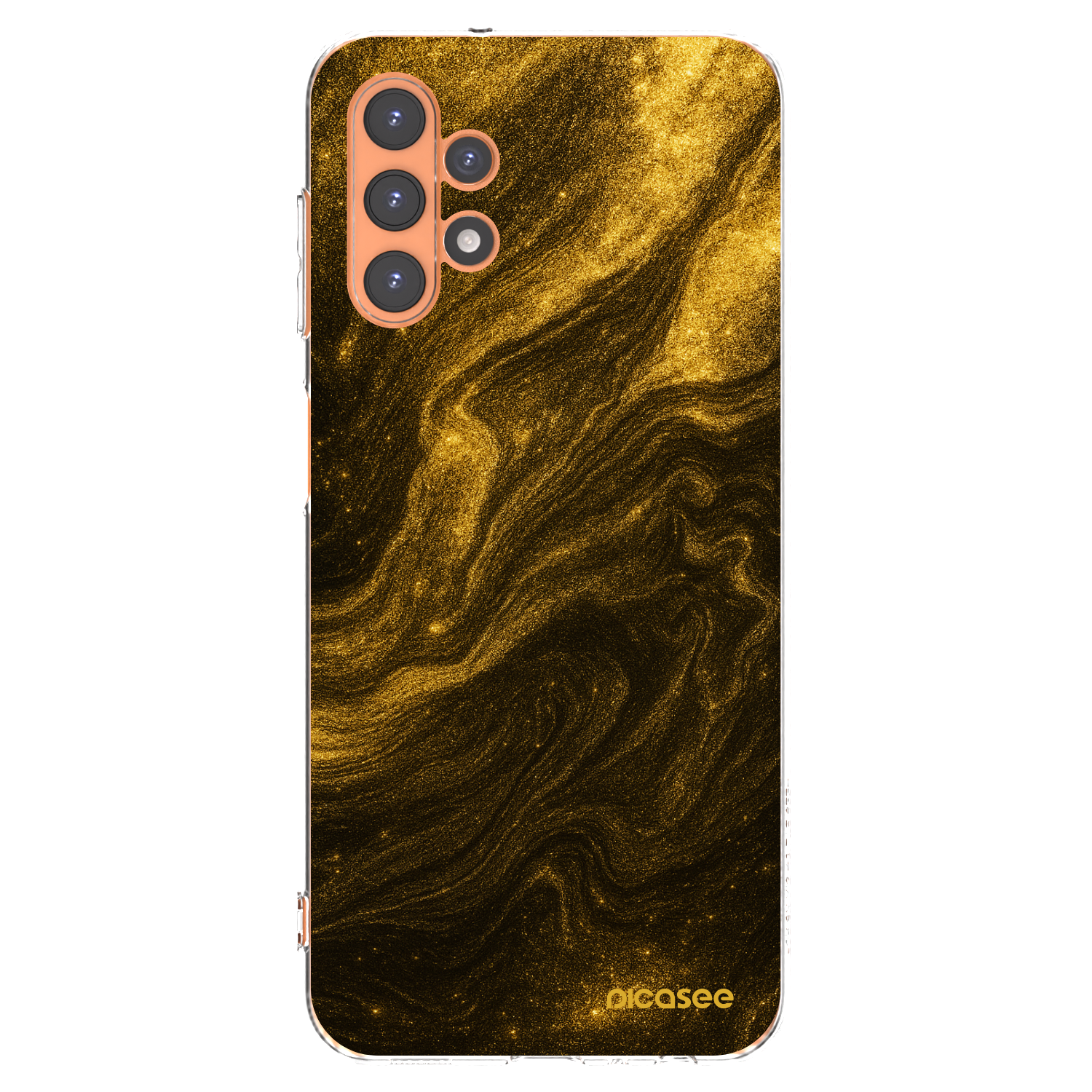 Picasee silikonowe przeźroczyste etui na Samsung Galaxy A13 4G A135 - Black