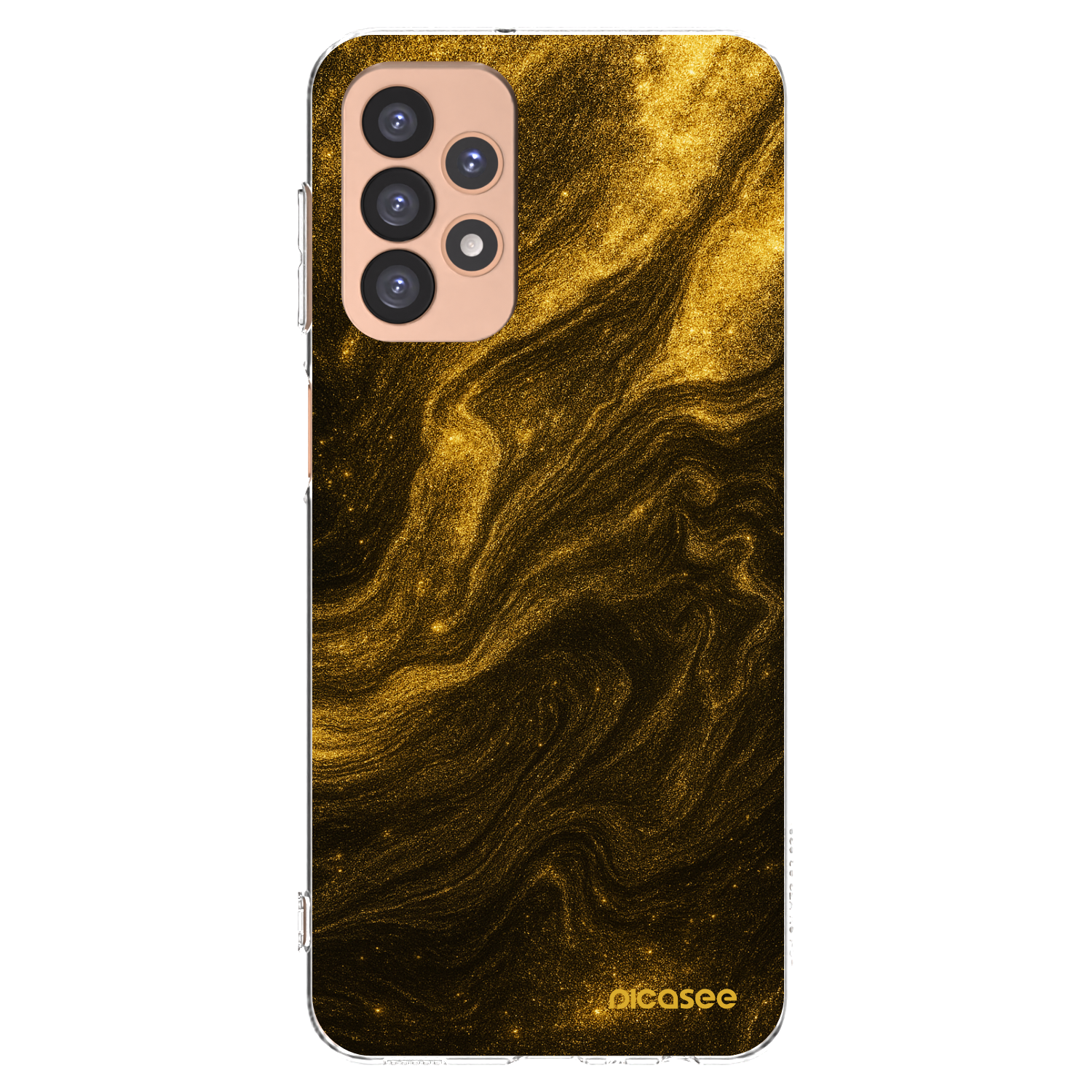 Picasee silikonowe przeźroczyste etui na Samsung Galaxy A23 A236B 5G - Black