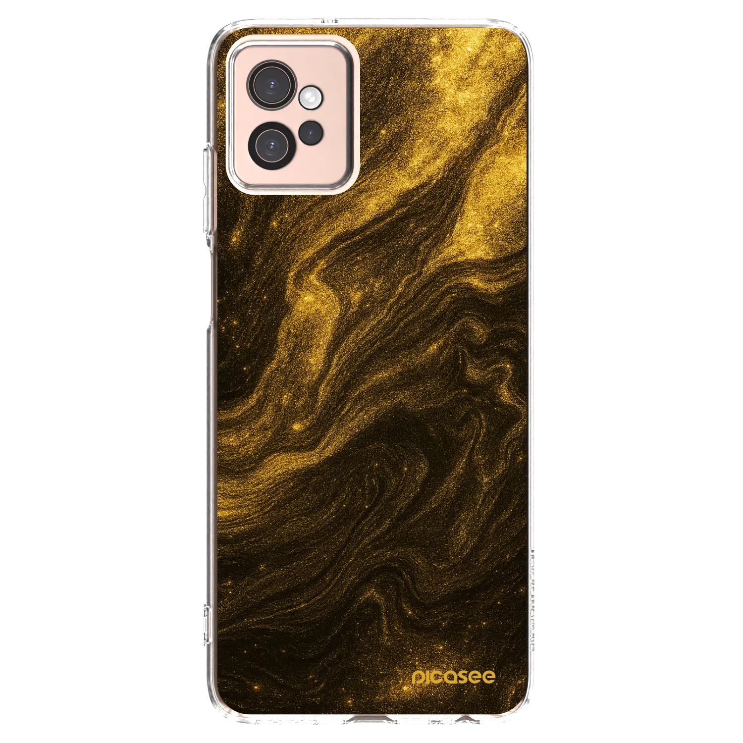 Picasee silikonowe przeźroczyste etui na Motorola Moto G32 - Black