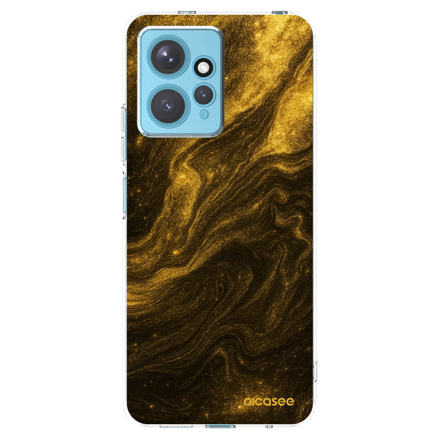 Picasee silikonowe przeźroczyste etui na Xiaomi Redmi Note 12 4G - Black