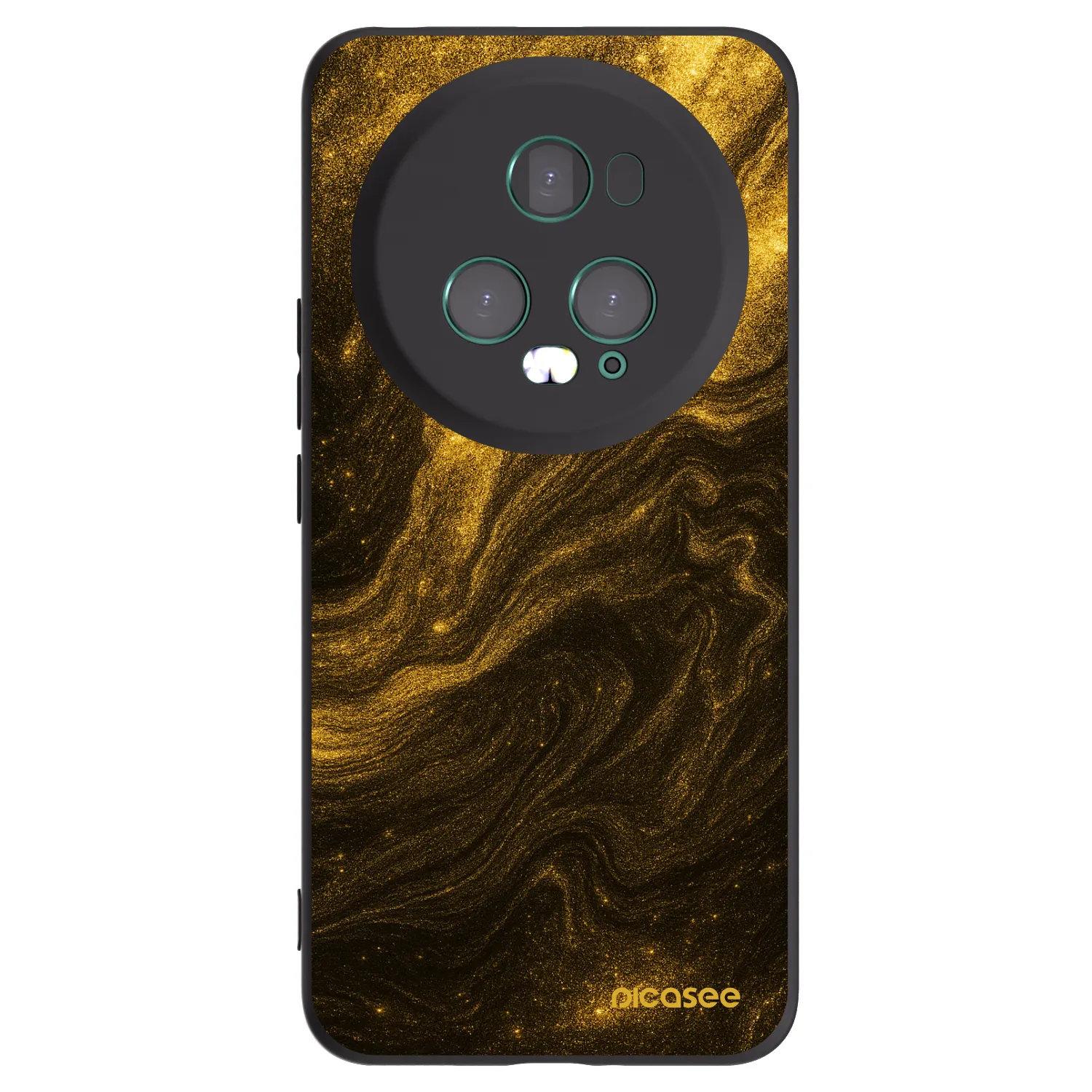 Picasee silikonowe czarne etui na Honor Magic5 Pro - Black