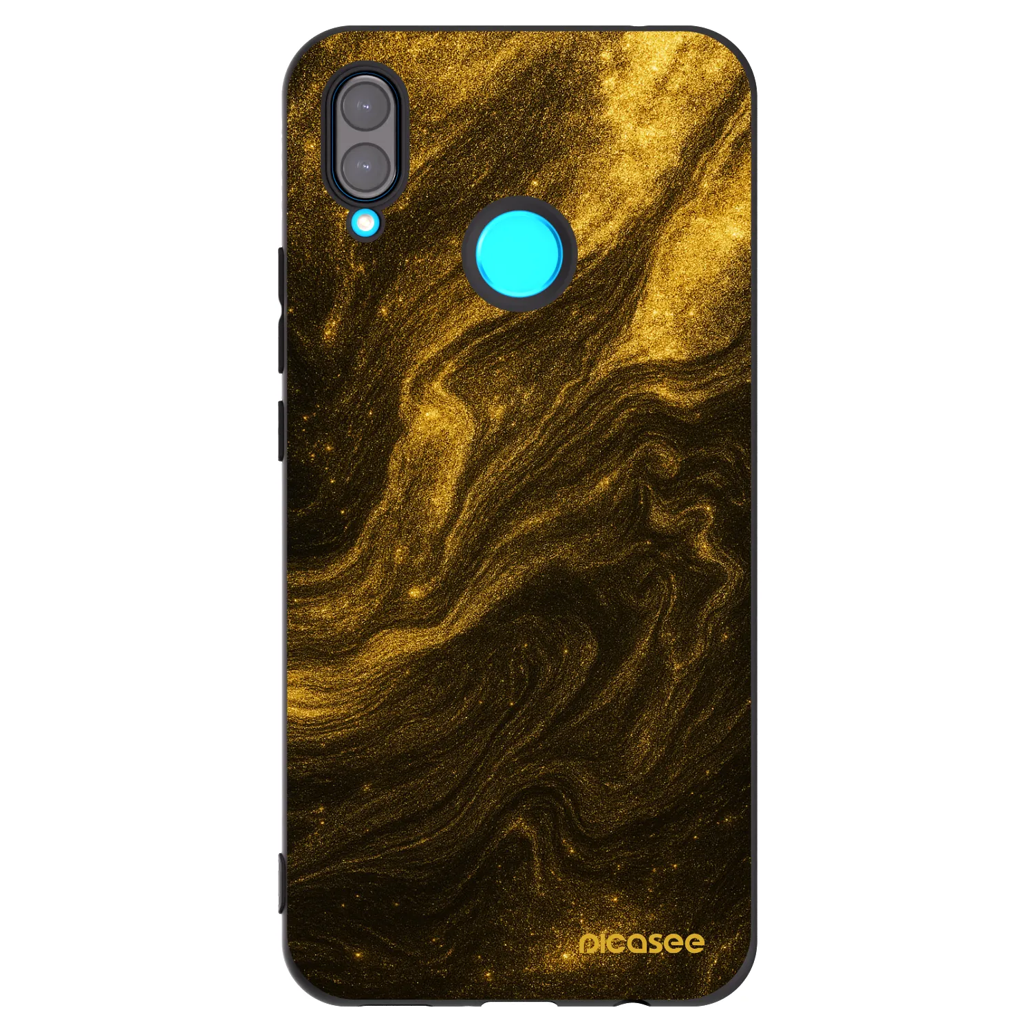 Picasee silikonowe czarne etui na Huawei Nova 3i - Black