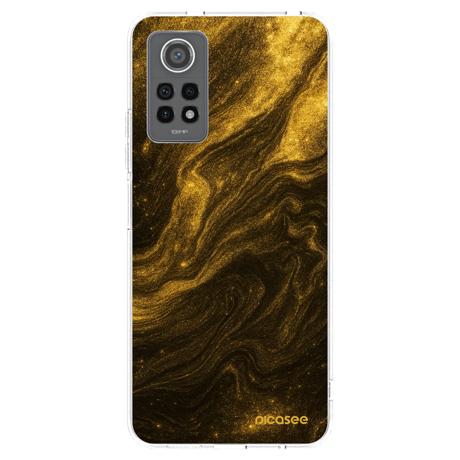Picasee silikonowe przeźroczyste etui na Xiaomi Redmi Note 12 Pro 4G - Black