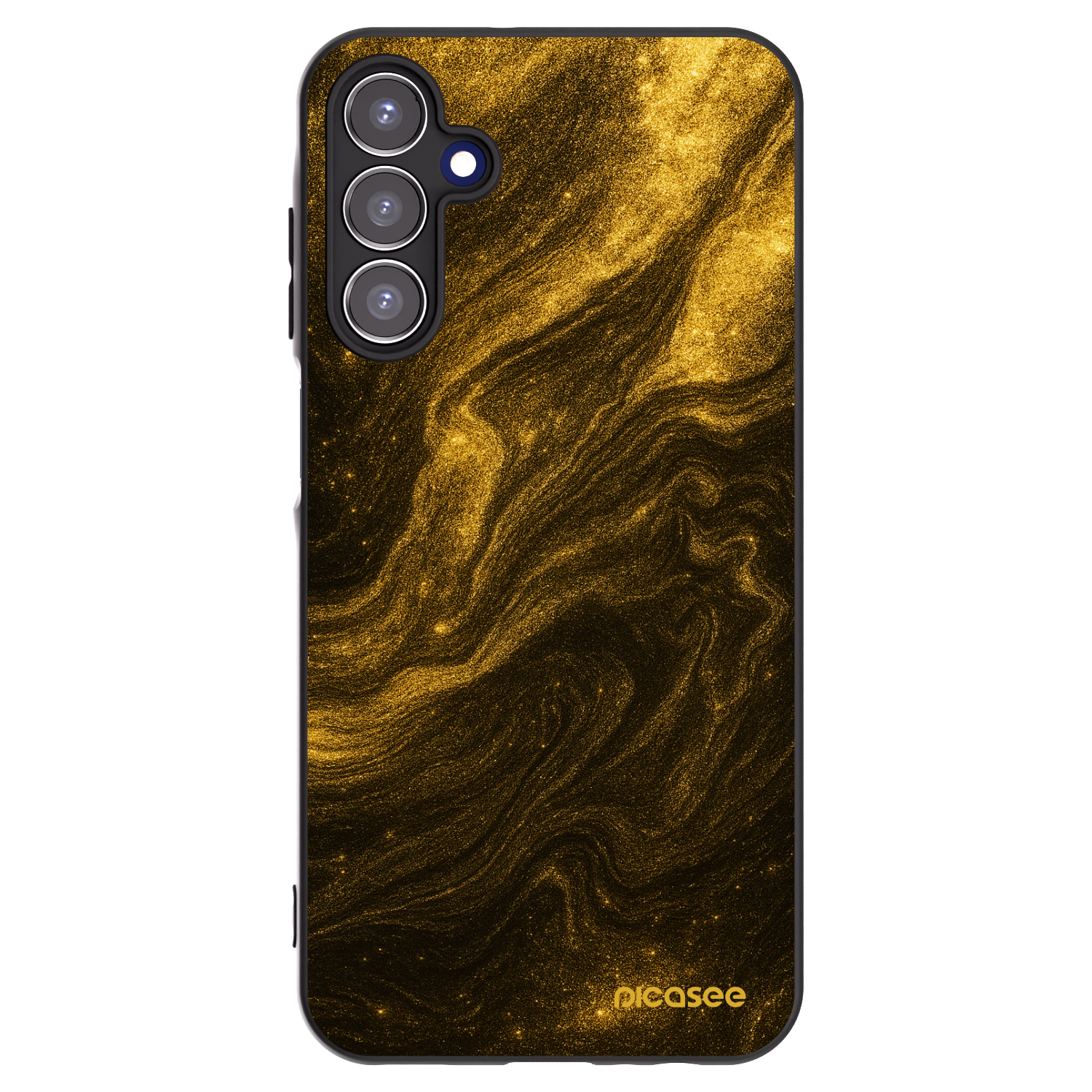 Picasee silikonowe czarne etui na Samsung Galaxy A15 A156B 5G - Black