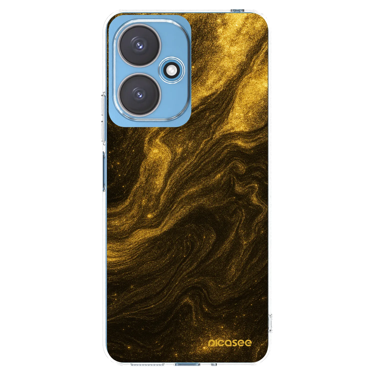 Picasee silikonowe przeźroczyste etui na Xiaomi Redmi 13C 5G - Black