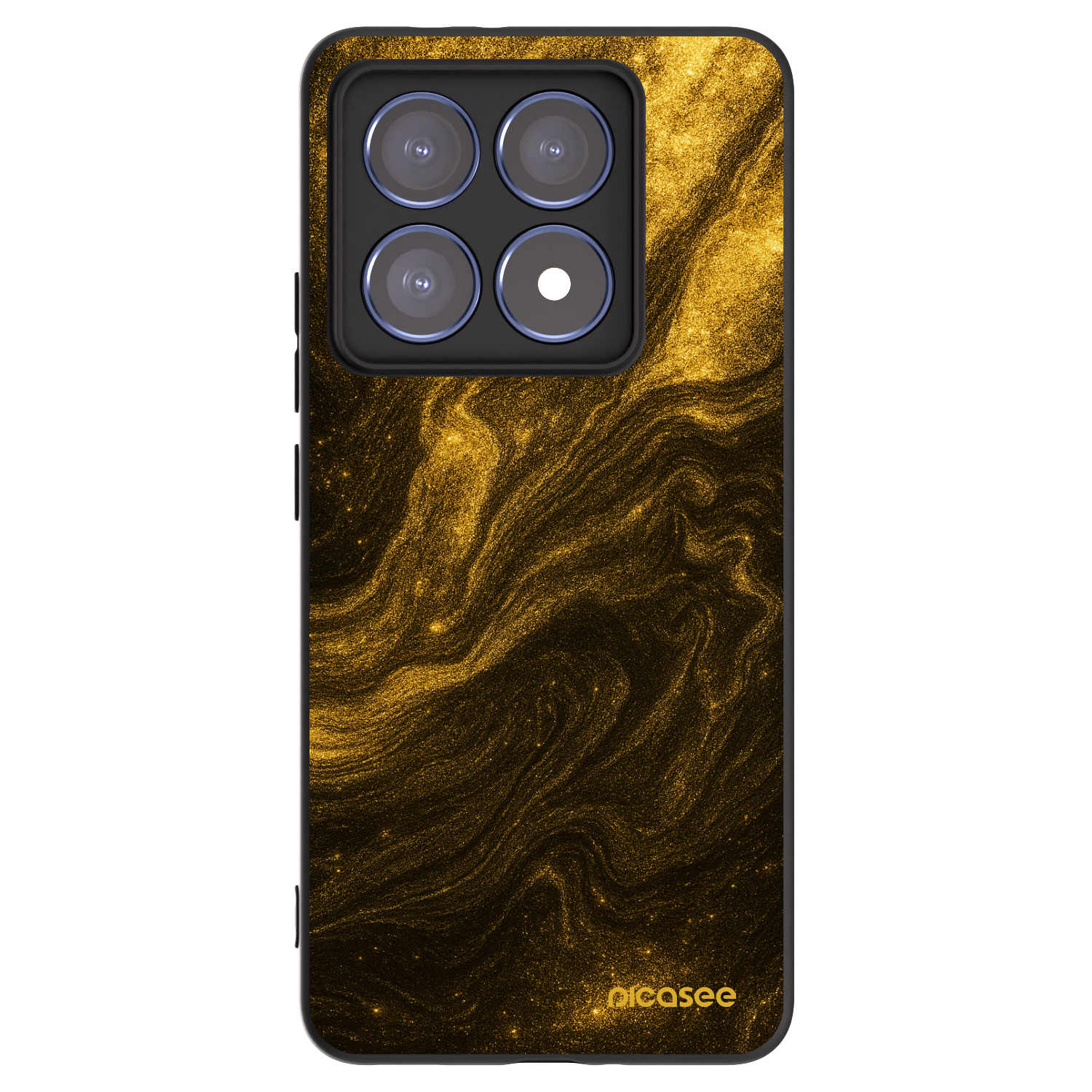 Picasee silikonowe czarne etui na Xiaomi 14T Pro - Black