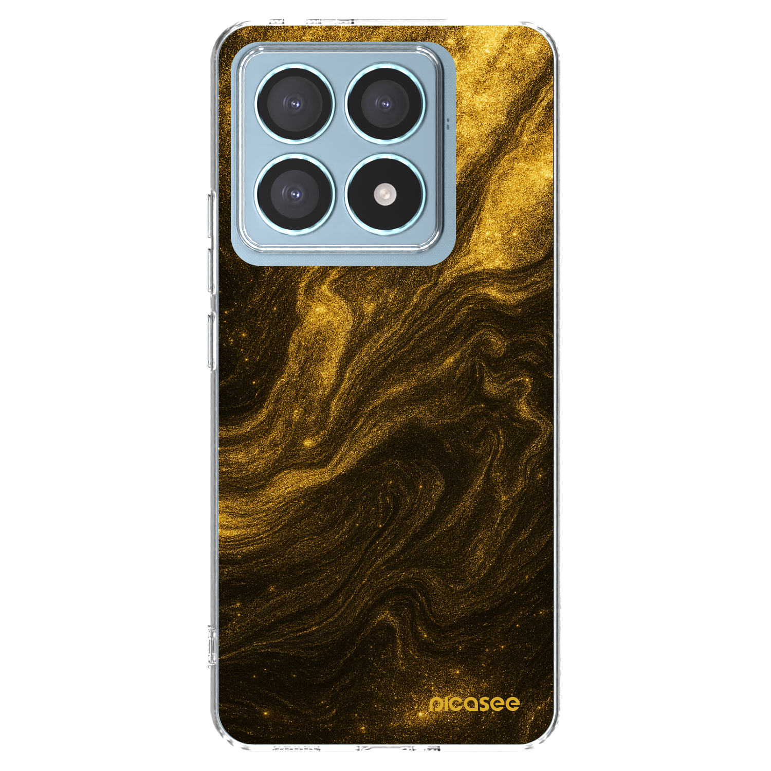 Picasee silikonowe przeźroczyste etui na Xiaomi 14T Pro - Black