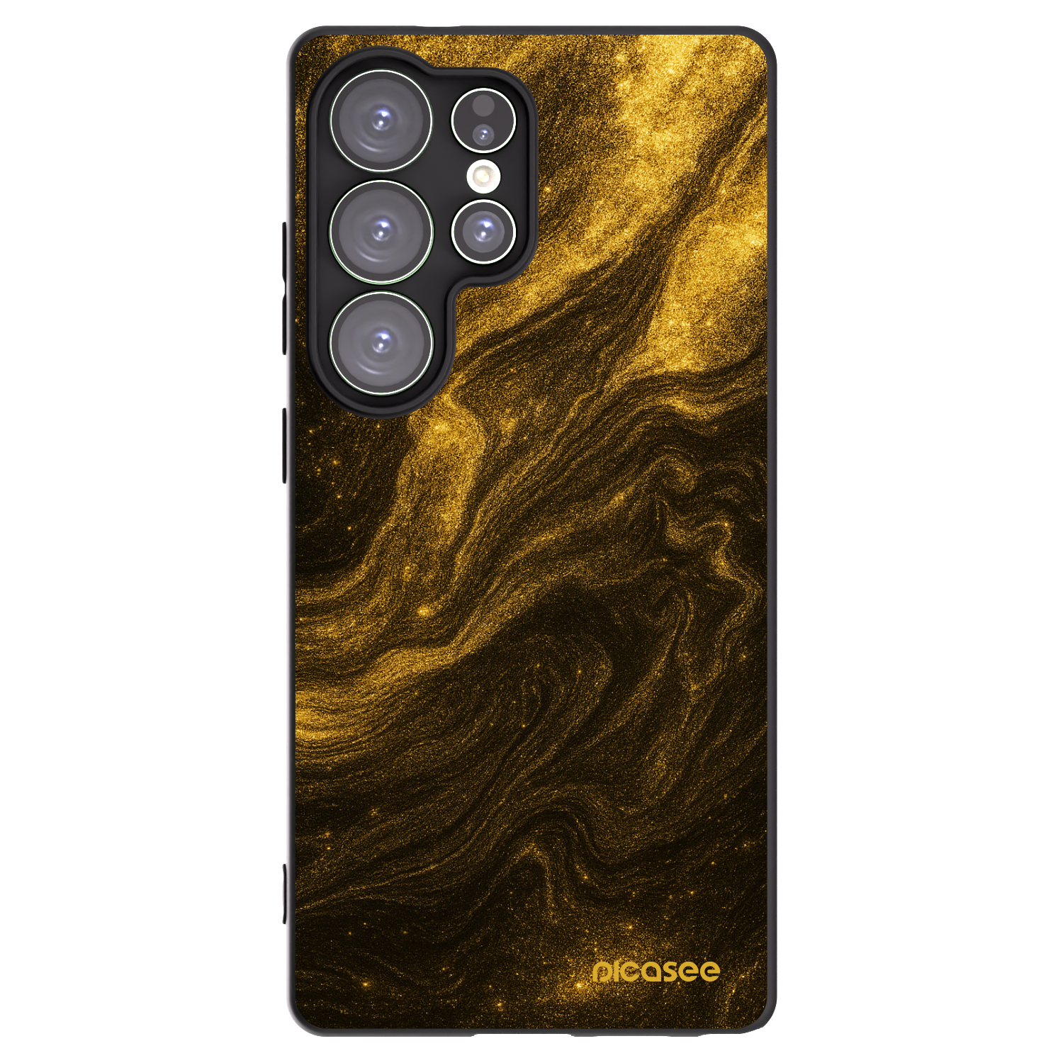 Picasee silikonowe czarne etui na Samsung Galaxy S25 Ultra 5G - Black