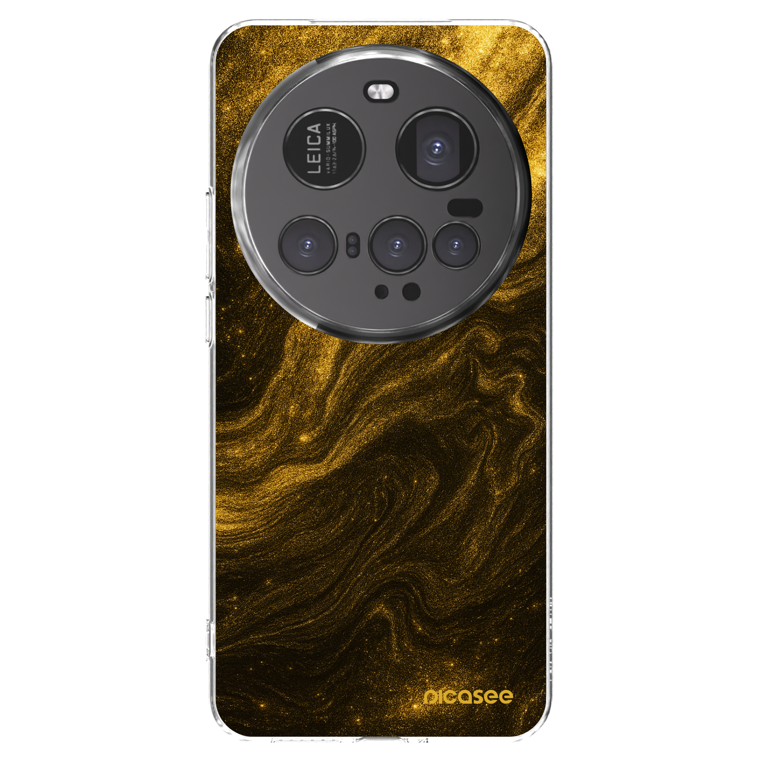 Picasee silikonowe przeźroczyste etui na Xiaomi 15 Ultra - Black