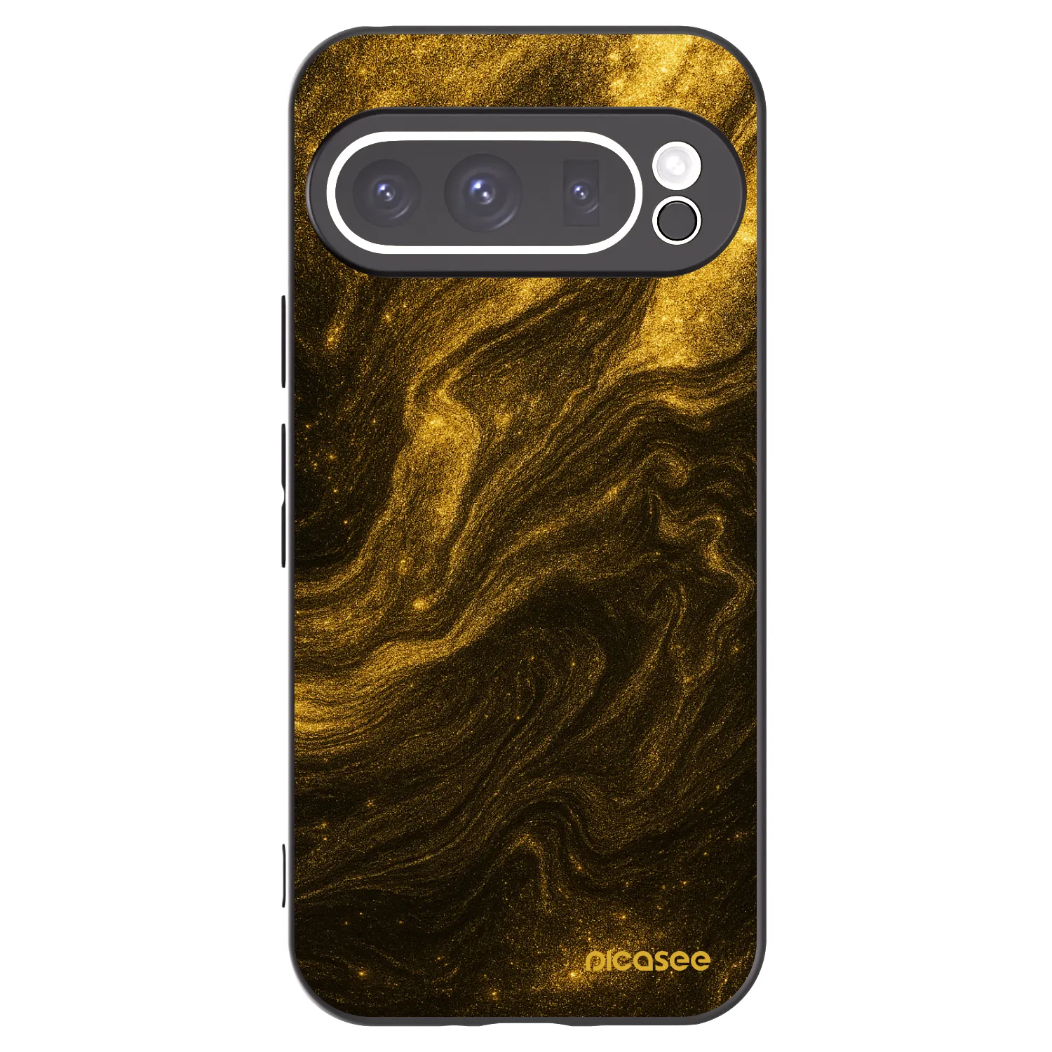 Picasee silikonowe czarne etui na Google Pixel 9 Pro - Black