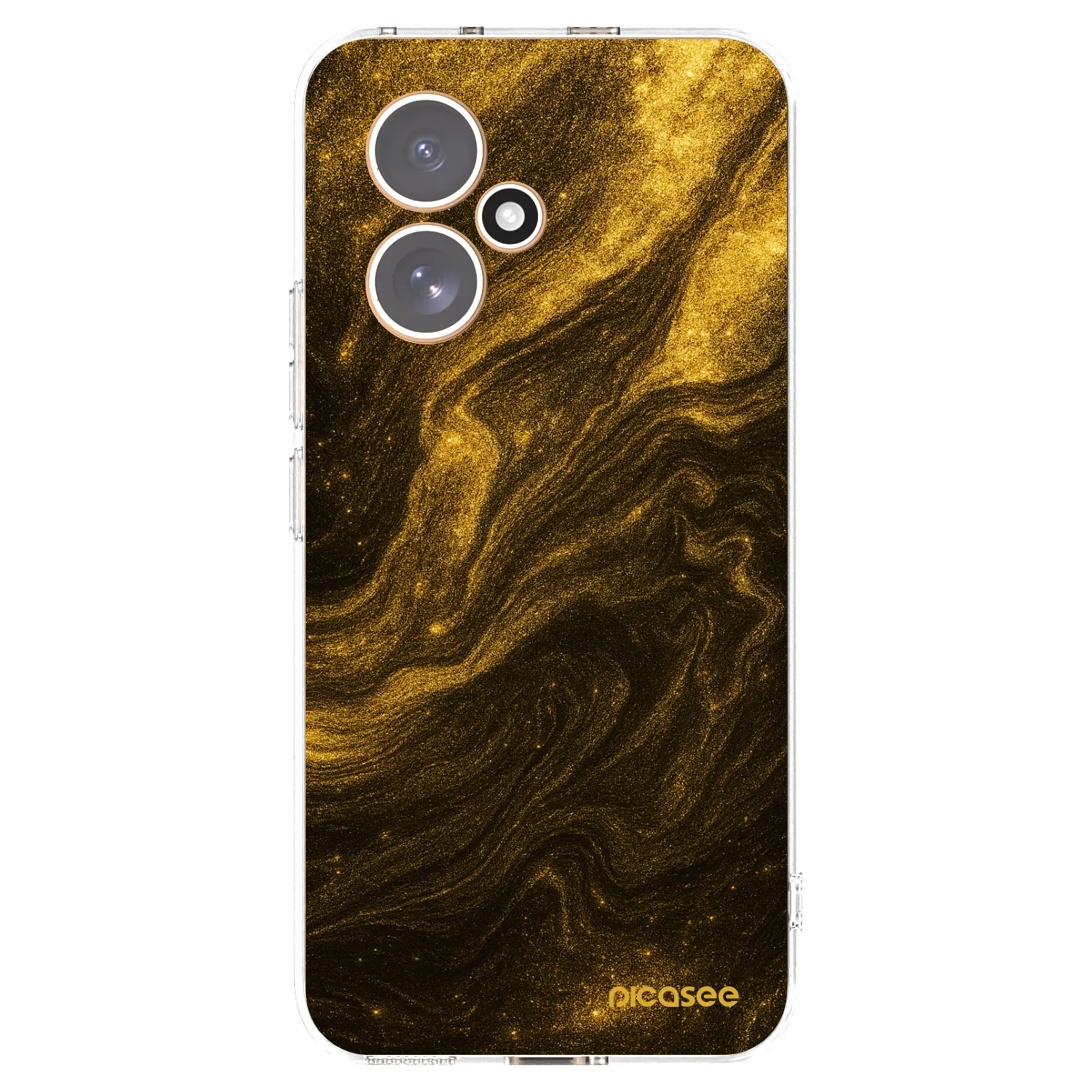 Picasee silikonowe przeźroczyste etui na Honor 400 5G - Black