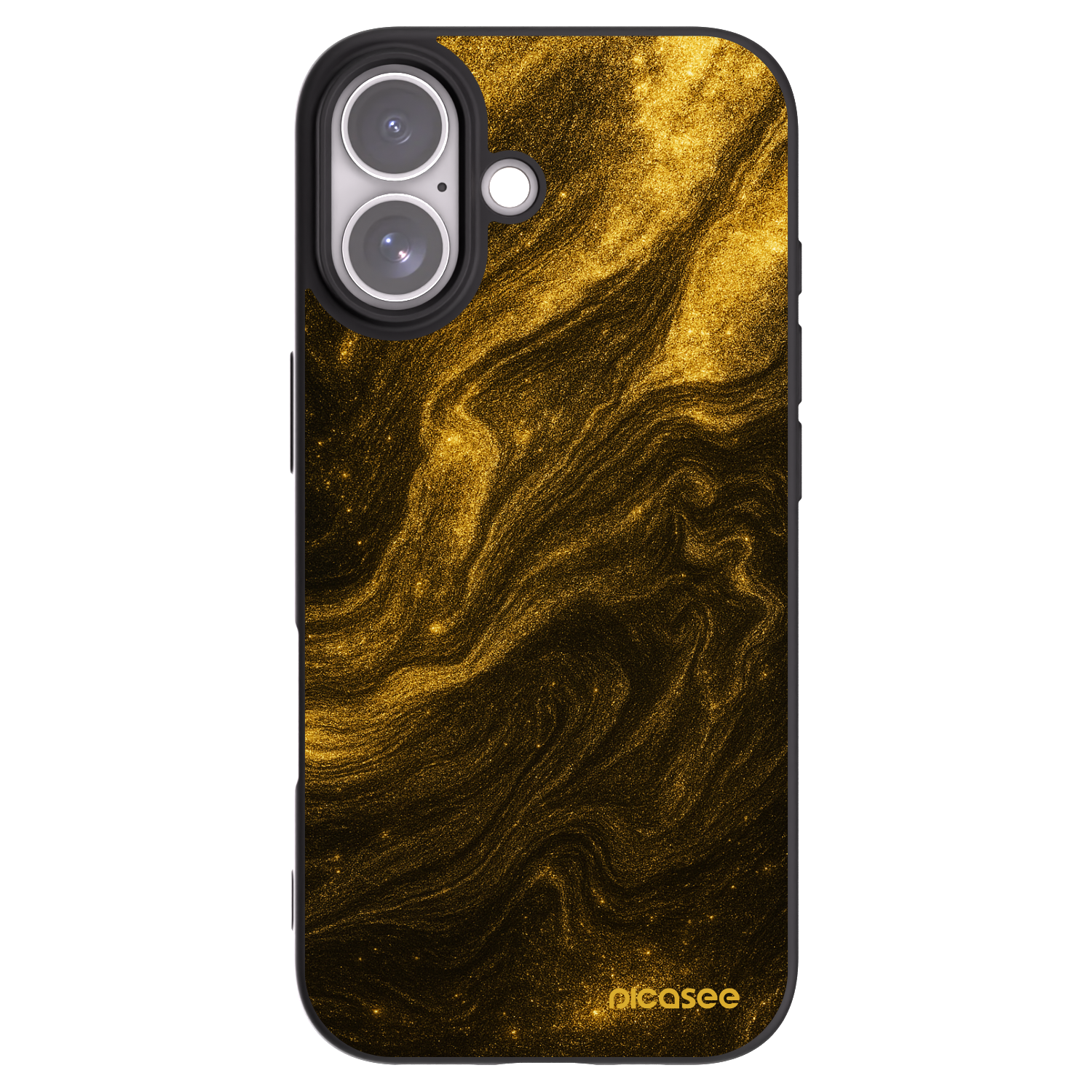 Picasee silikonowe czarne etui na Apple iPhone 17 - Black