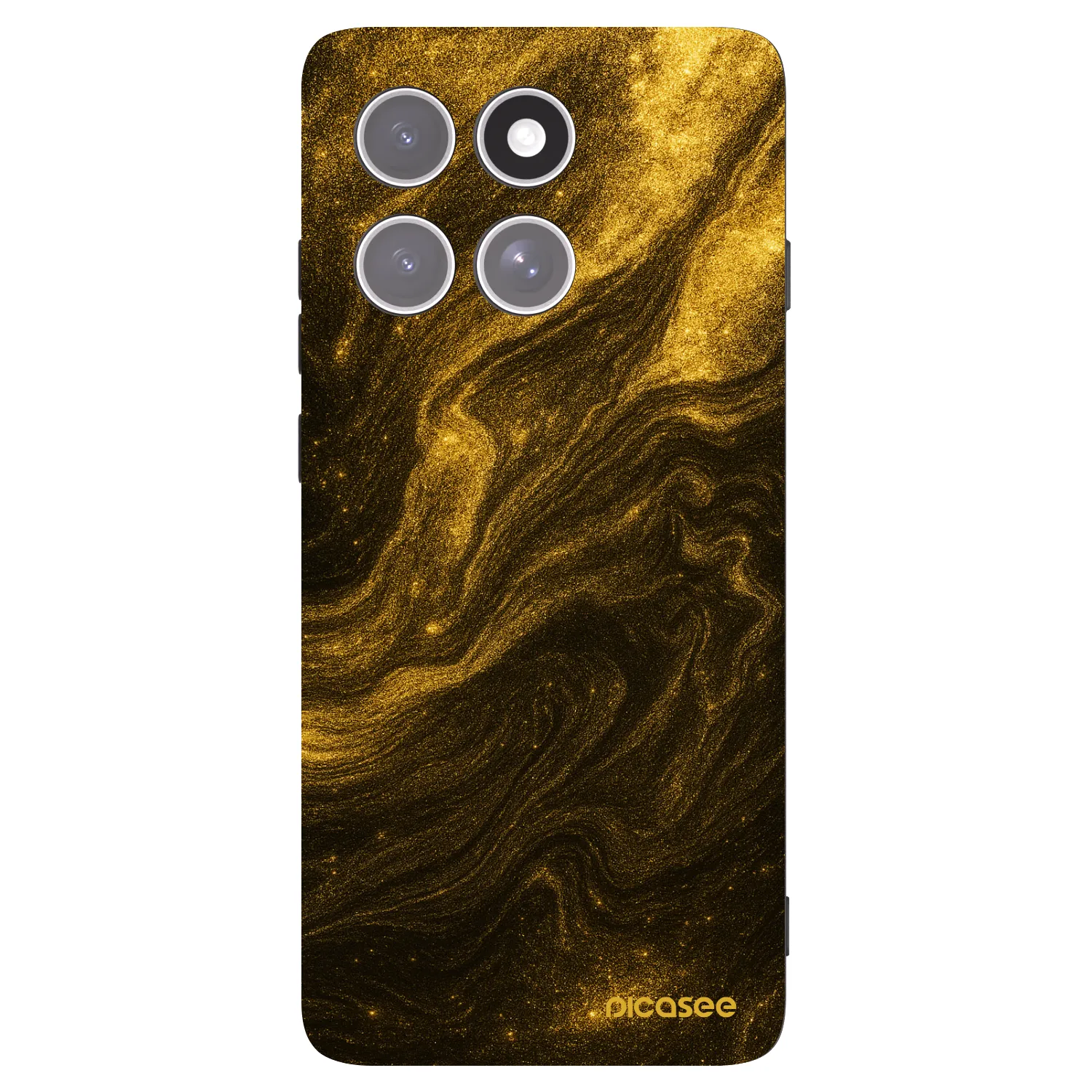 Picasee silikonowe czarne etui na Motorola Edge 60 Pro - Black