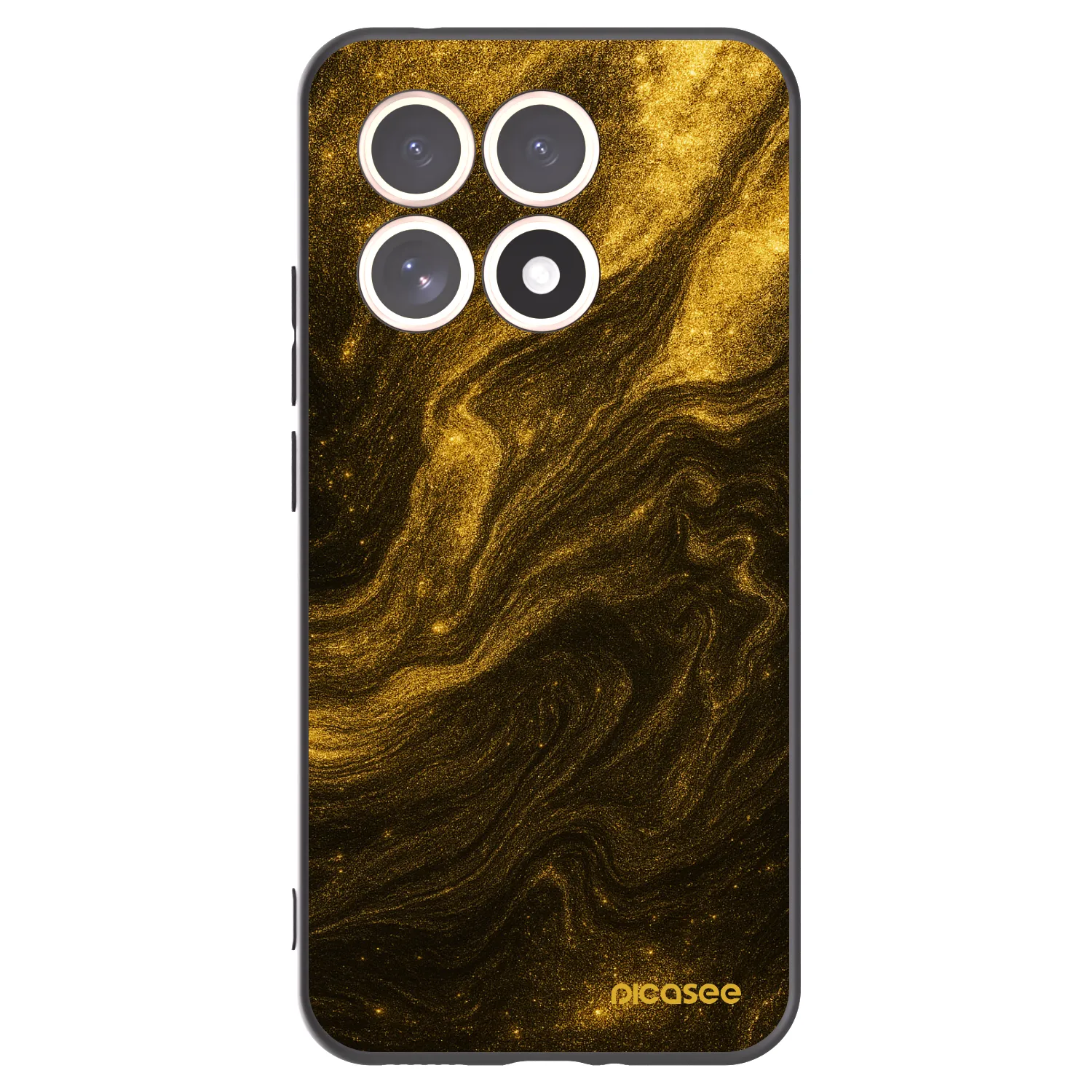 Picasee silikonowe czarne etui na Xiaomi 15T - Black
