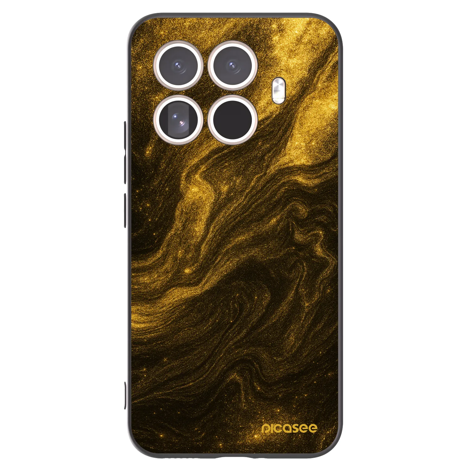 Picasee silikonowe czarne etui na Xiaomi 15T Pro - Black