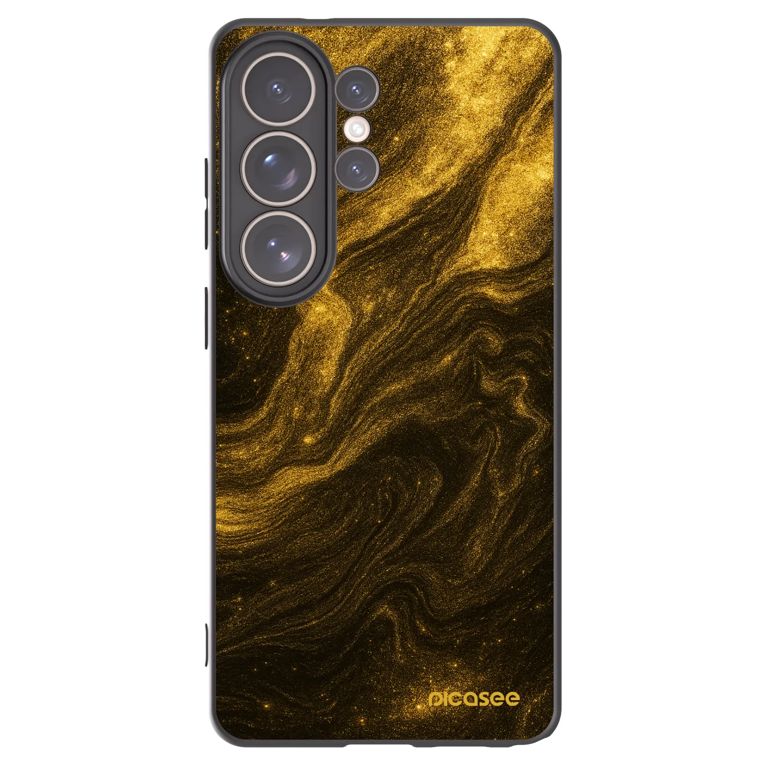 Picasee silikonowe czarne etui na Samsung Galaxy S26 Ultra - Black