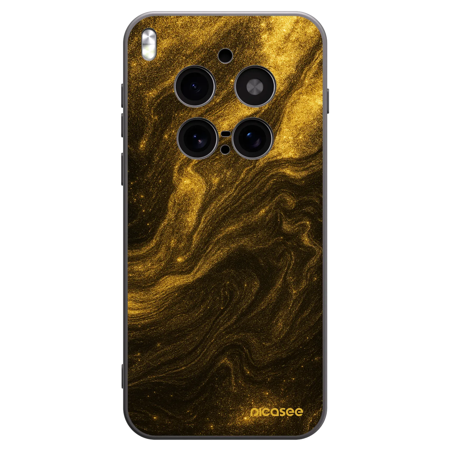 Picasee silikonowe czarne etui na Vivo X300 Pro - Black