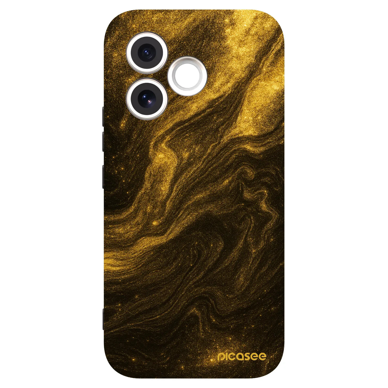 Picasee silikonowe czarne etui na Honor 600 Lite - Black