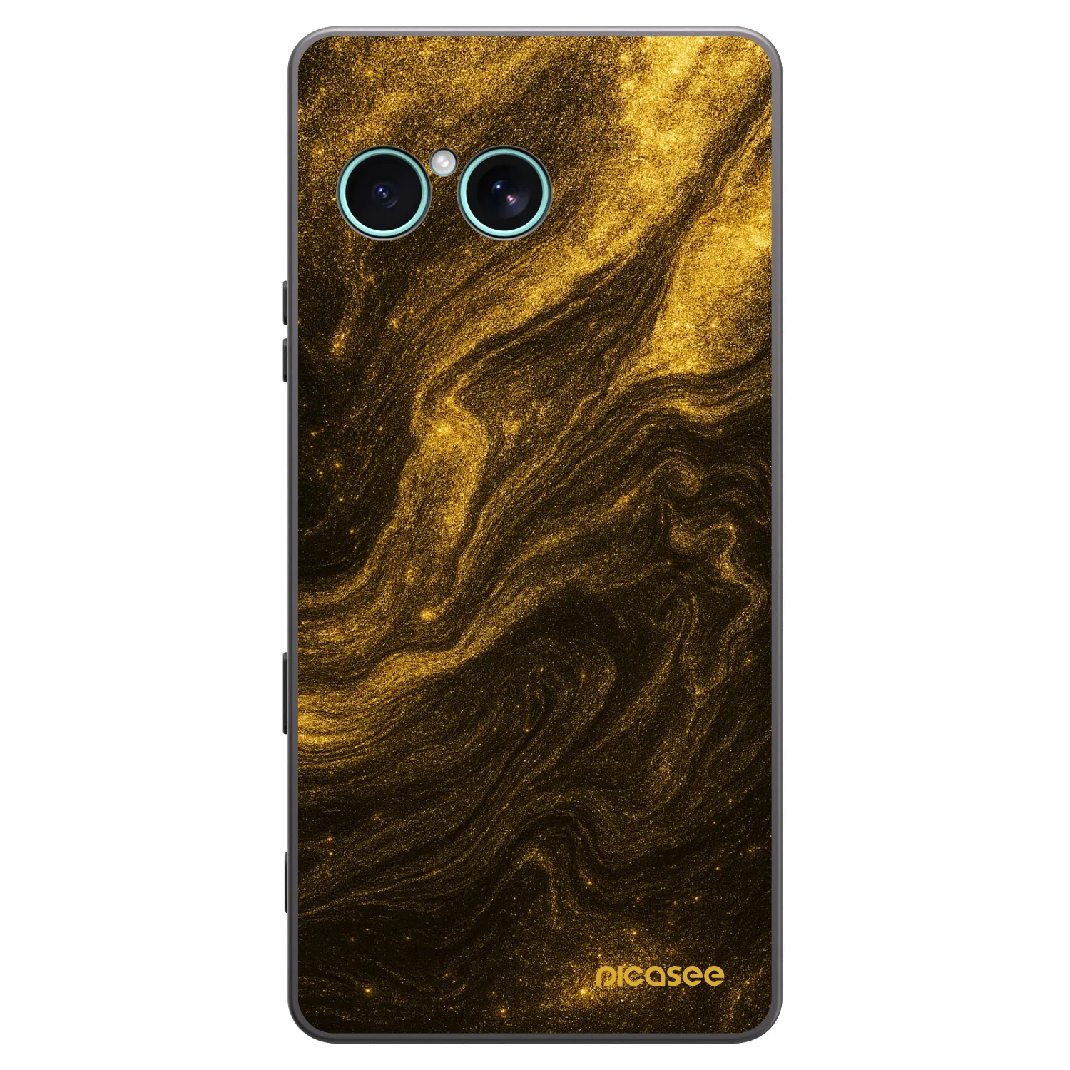 Picasee silikonowe czarne etui na Sony Xperia 10 VII - Black