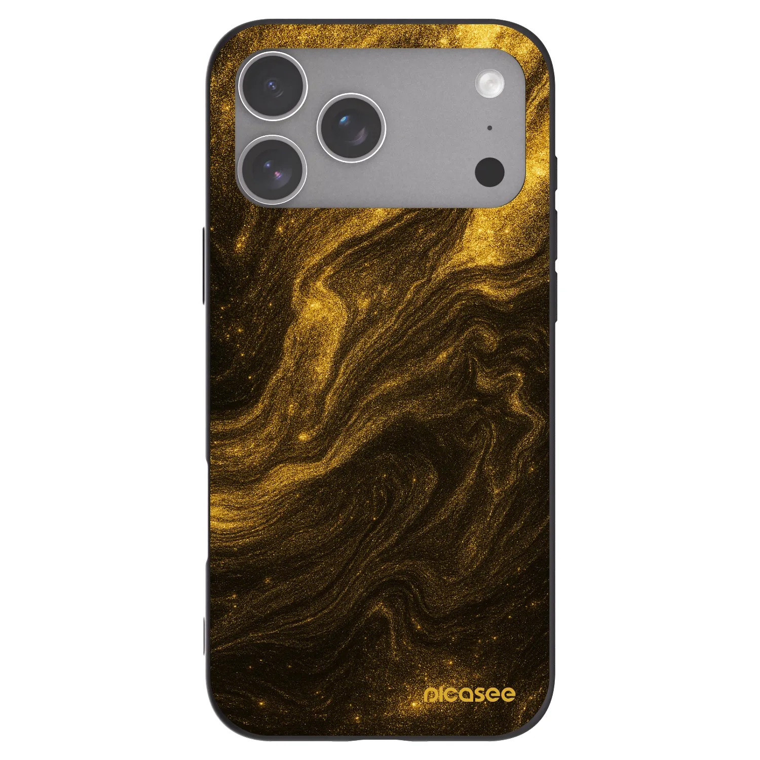 Picasee silikonowe czarne etui na Apple iPhone 18 Pro Max - Black