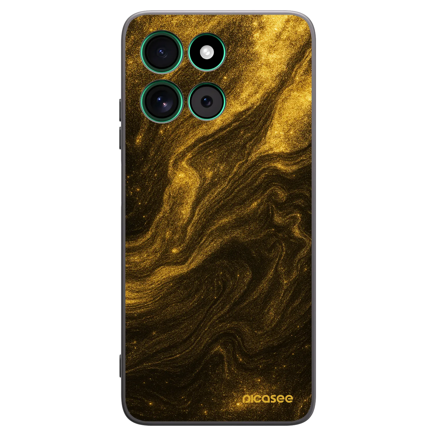 Picasee silikonowe czarne etui na Motorola Moto G57 Power - Black