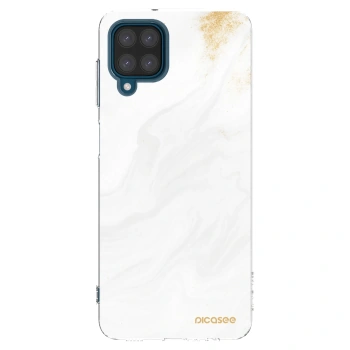 Picasee silikonowe przeźroczyste etui na Samsung Galaxy A12 A125F - White