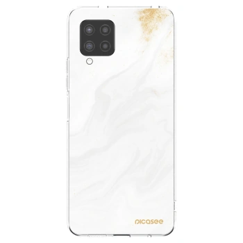 Picasee silikonowe przeźroczyste etui na Samsung Galaxy A42 A426B - White