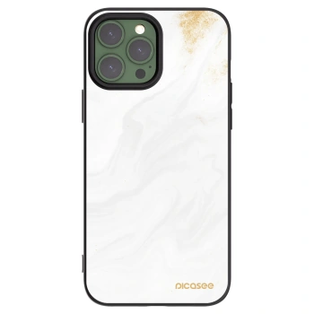 Picasee silikonowe czarne etui na Apple iPhone 13 Pro Max - White
