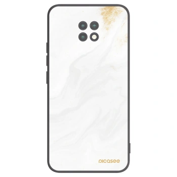 Picasee silikonowe czarne etui na Xiaomi Redmi Note 9T - White