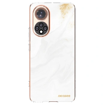 Picasee silikonowe przeźroczyste etui na Honor 50 5G - White