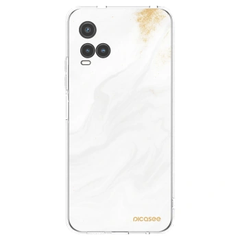 Picasee silikonowe przeźroczyste etui na Vivo Y33s - White