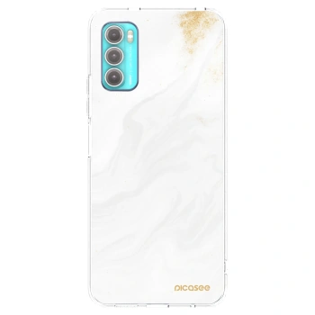 Picasee silikonowe przeźroczyste etui na Motorola Moto G60 - White