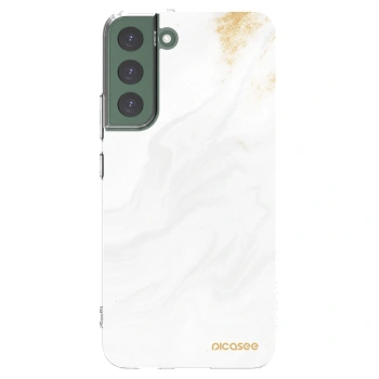 Picasee silikonowe przeźroczyste etui na Samsung Galaxy S22+ 5G - White