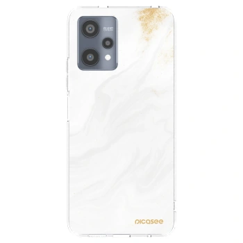 Picasee silikonowe przeźroczyste etui na Realme 9 Pro 5G - White