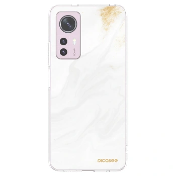 Picasee silikonowe przeźroczyste etui na Xiaomi 12 - White