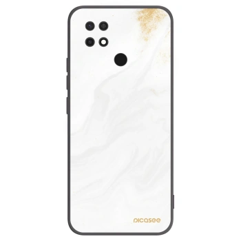 Picasee silikonowe czarne etui na Xiaomi Redmi 10C - White