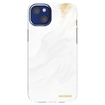 Picasee silikonowe przeźroczyste etui na Apple iPhone 14 Plus - White