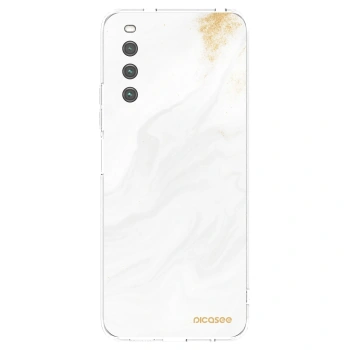 Picasee silikonowe przeźroczyste etui na Sony Xperia 10 IV 5G - White