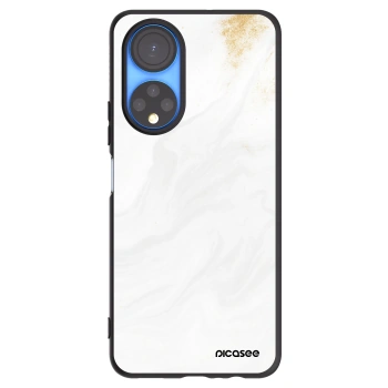 Picasee silikonowe czarne etui na Honor X7 - White