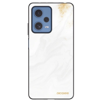 Picasee silikonowe czarne etui na Xiaomi Redmi Note 12 Pro 5G - White